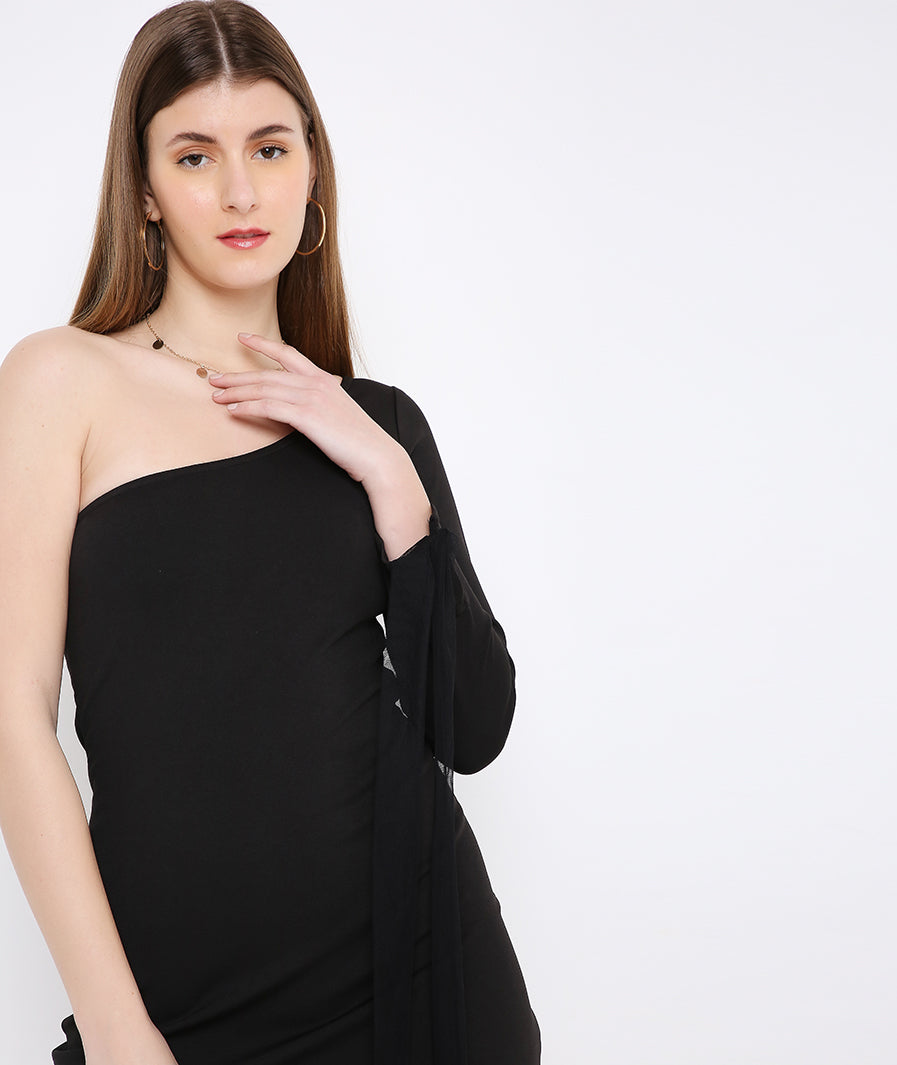 Black Handana Cocktail Dress